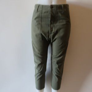 CITIZEN OF HUMANITY ARMY GREEN CARGO PANTS SZ 24*